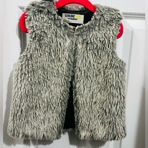 GENUINE KIDS girls 4t-5t fur vest